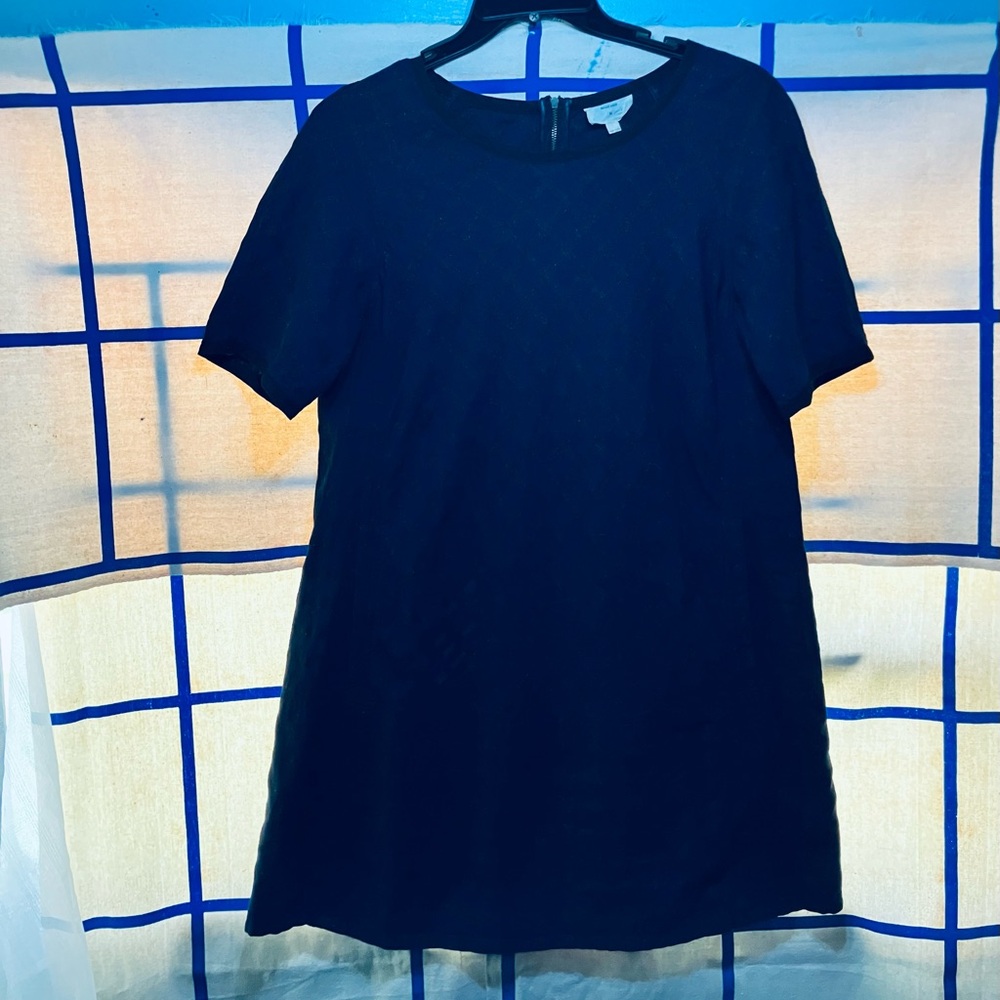Billy Reid midi dress midnight blue with pockets to feel stylish and comfortable